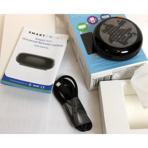2 Smart Point Universal Remote Control NEW Wifi IR Voice Control App Portable - Picture 3 of 3